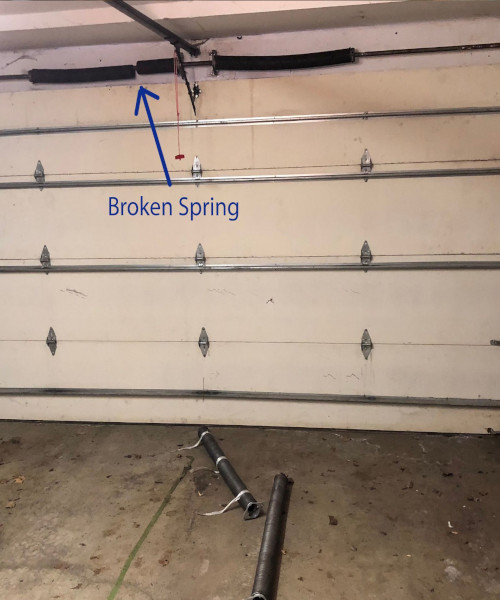 Residential garage door springs